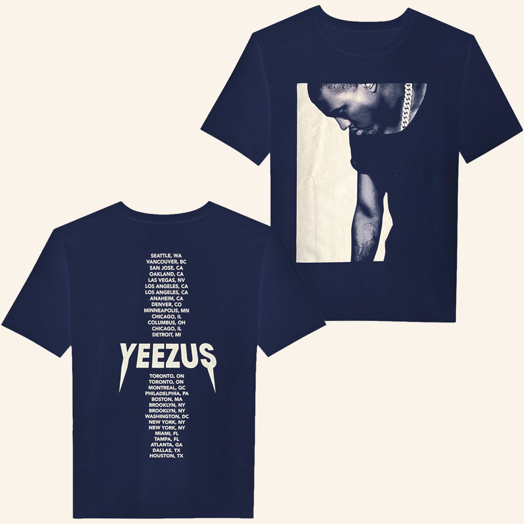 Yeezus Merch Yeezus Tour T-Shirt Kanye West Yeezus Tour Merch Gifts Ideas For Rap Lovers