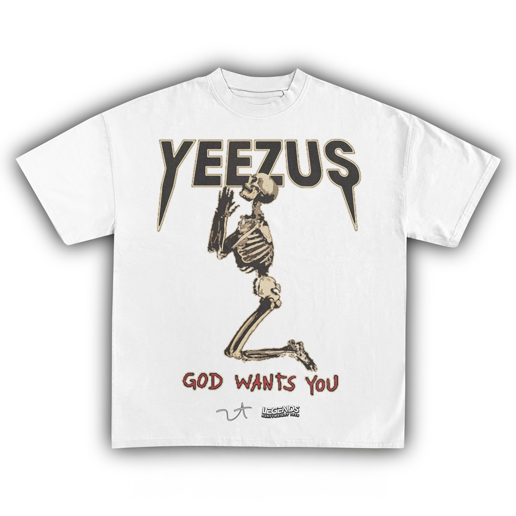 Yeezus Vintage T-Shirt White Fan Merch Best Gifts For Music Lovers Yeezus Vintage T-Shirt White Fan Merch Best Gifts For Music Lovers