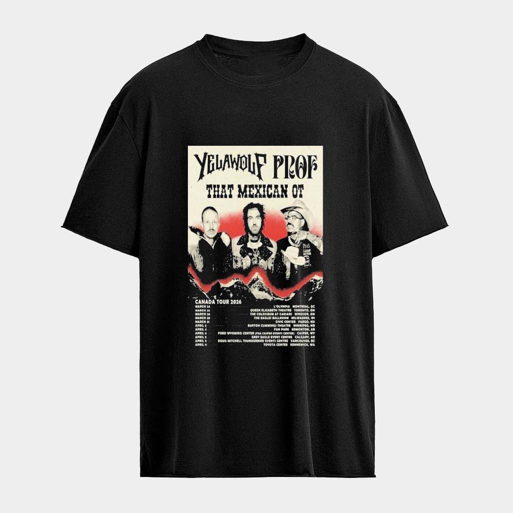 Yelawolf Prof Canada Tour 2026 T-Shirt Yelawolf Merch Gifts For Someone Who Loves Music