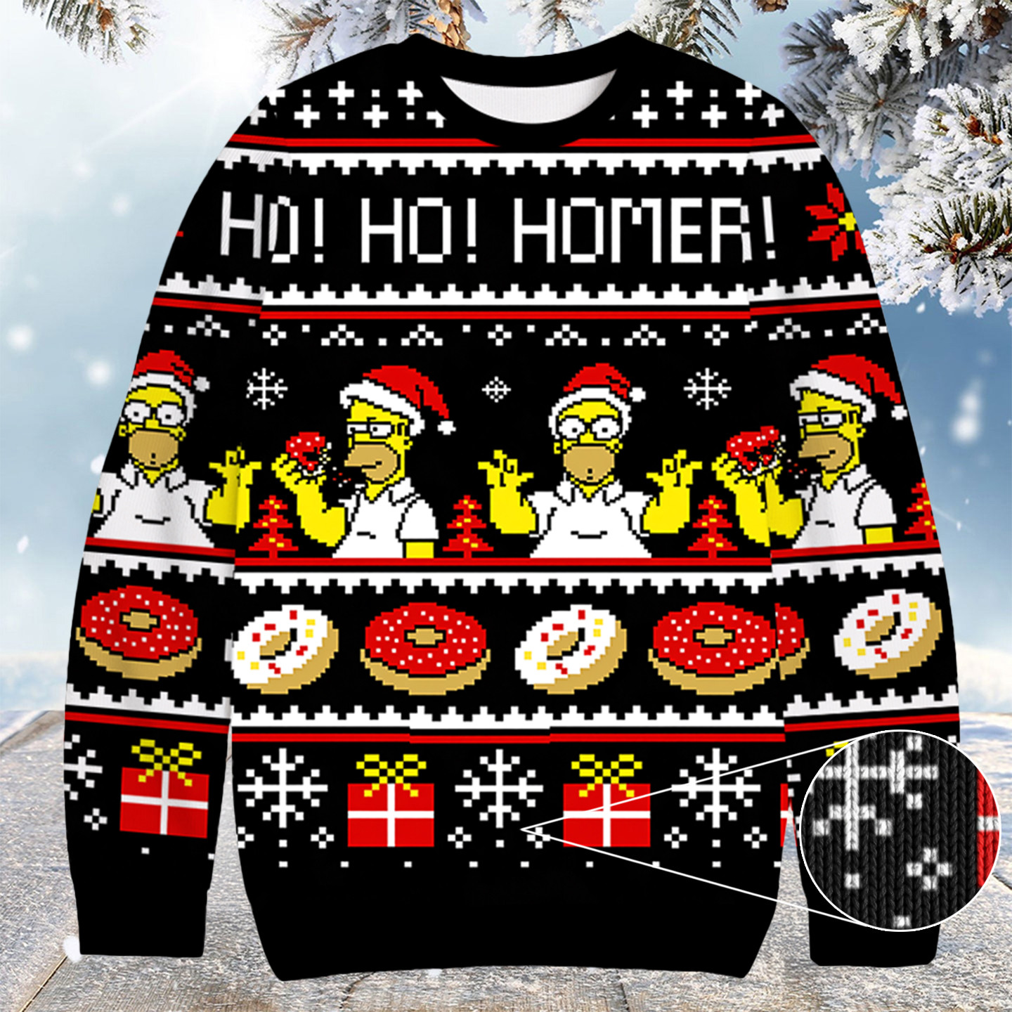 Yellow Animated Guy Christmas Ugly Sweater Christmas Gifts For Son In Laws