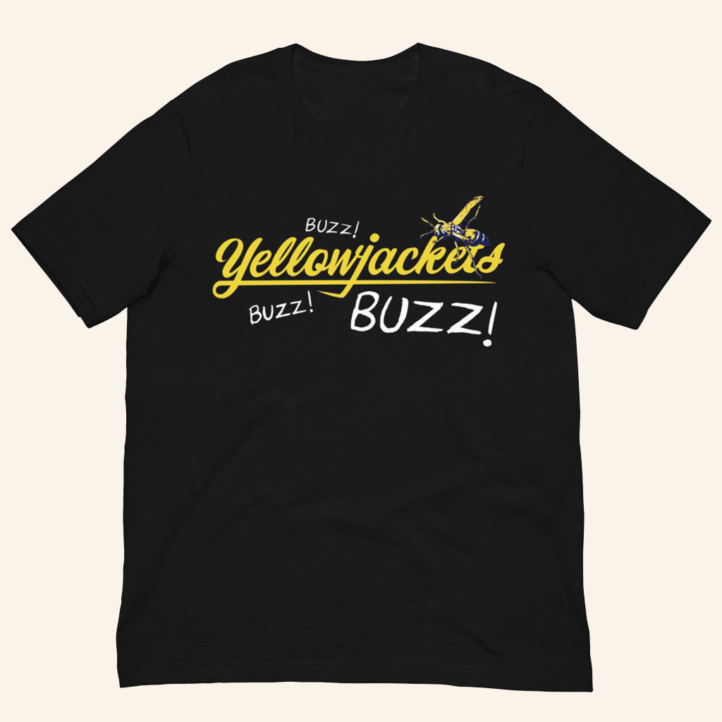Yellowjackets Merch Yellowjackets Buzz Buzz T-Shirt Christmas Gifts For Him Yellowjackets Merch Yellowjackets Buzz Buzz T-Shirt Christmas Gifts For Him