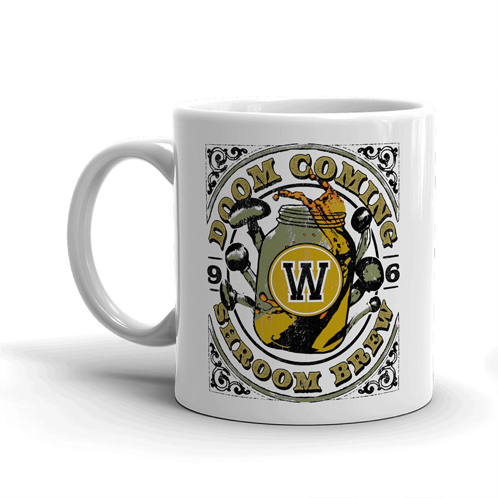Yellowjackets Merch Yellowjackets Doom Coming Shroom Brew Mug Christmas Presents For Him Yellowjackets Merch Yellowjackets Doom Coming Shroom Brew Mug Christmas Presents For Him