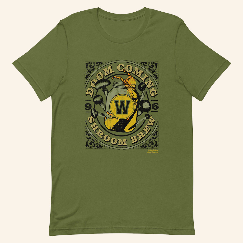 Yellowjackets Merch Yellowjackets Doom Coming Shroom Brew T-Shirt Gifts For Fans