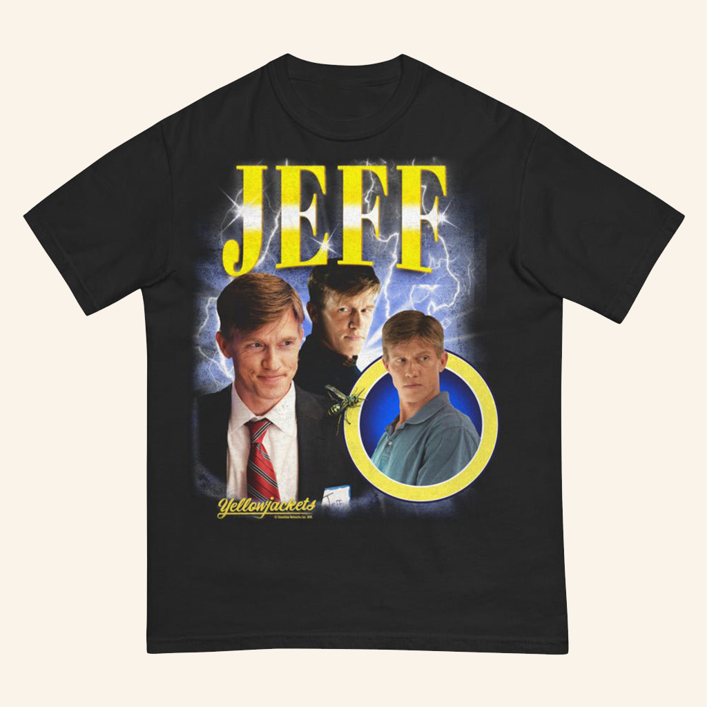 Yellowjackets Merch Yellowjackets Jeff Heartthrob T-Shirt Gift Ideas For Husband Yellowjackets Merch Yellowjackets Jeff Heartthrob T-Shirt Gift Ideas For Husband