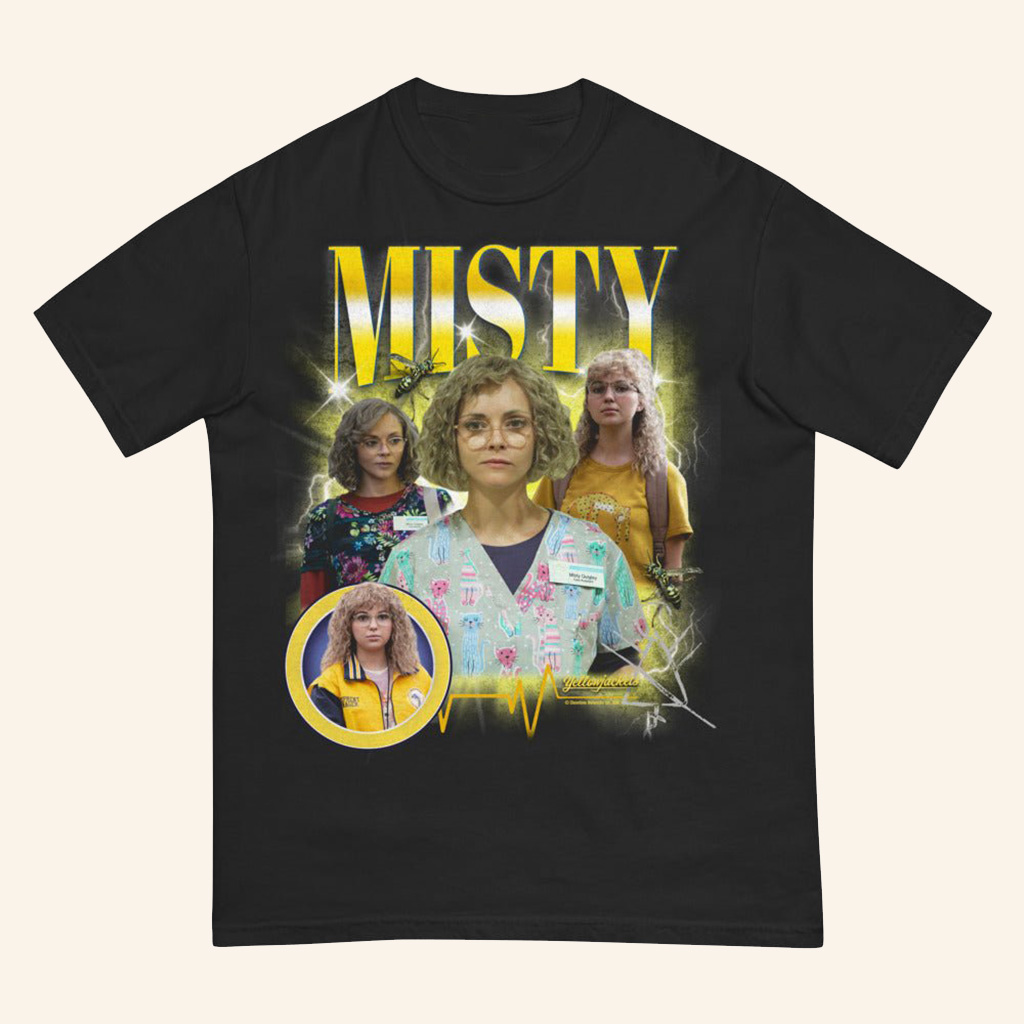 Yellowjackets Merch Yellowjackets Misty Heartthrob T-Shirt Gifts For Sister Yellowjackets Merch Yellowjackets Misty Heartthrob T-Shirt Gifts For Sister