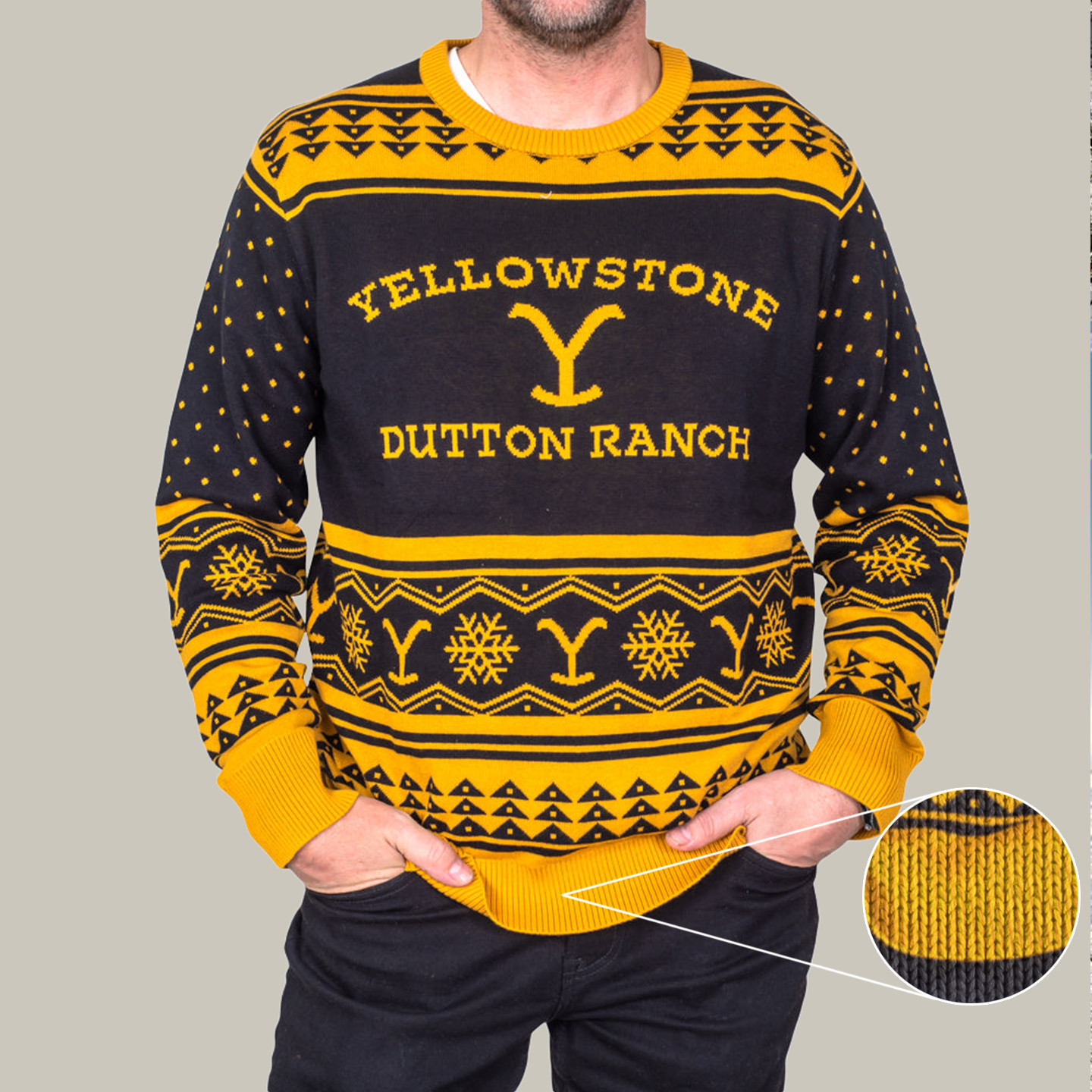 Yellowstone Classic Brand Funny Couples Christmas Sweaters Christmas Gift Family Exchange Ideas