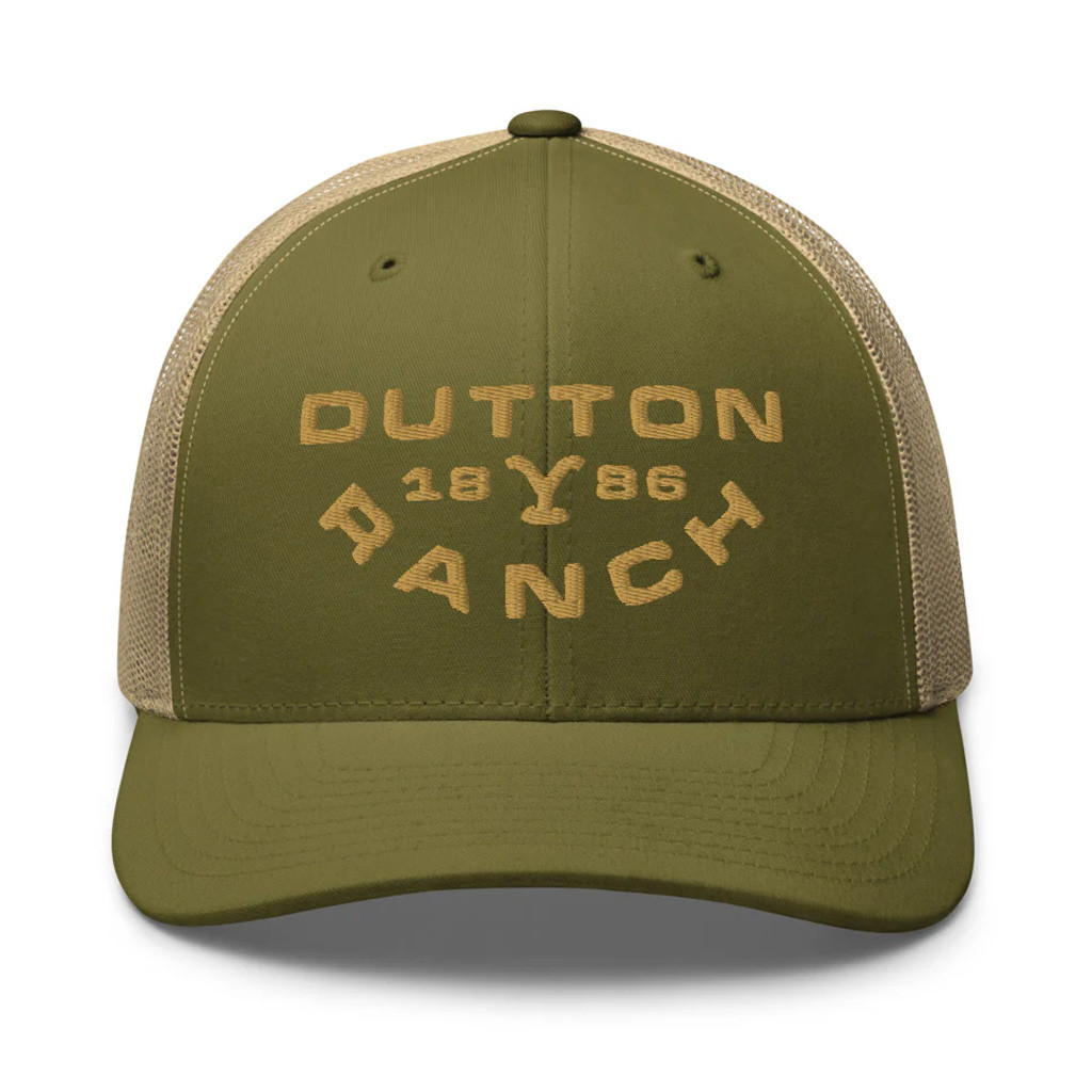 Yellowstone Merch Dutton Ranch Embroidered Trucker Hat Yellowstone Hat Gifts For Father