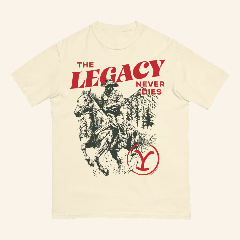Yellowstone Merch The Legacy Never Dies T-Shirt Yellowstone Shirt Gift Ideas For Dad Yellowstone Merch The Legacy Never Dies T-Shirt Yellowstone Shirt Gift Ideas For Dad