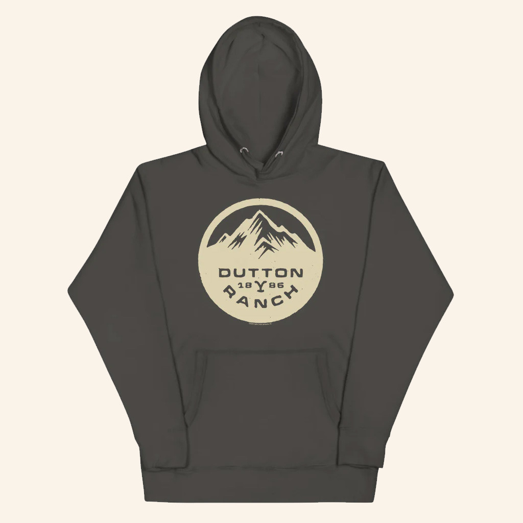 Yellowstone Merch Yellowstone Dutton Ranch Mountain Range Hoodie Father Gifts