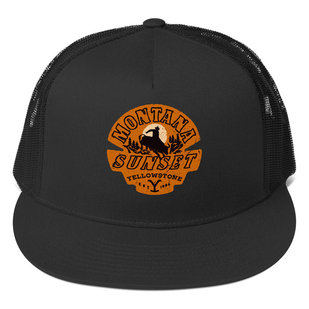 Yellowstone Merch Yellowstone Montana Sunset Trucker Hat Snapback Gifts For Him Yellowstone Merch Yellowstone Montana Sunset Trucker Hat Snapback Gifts For Him