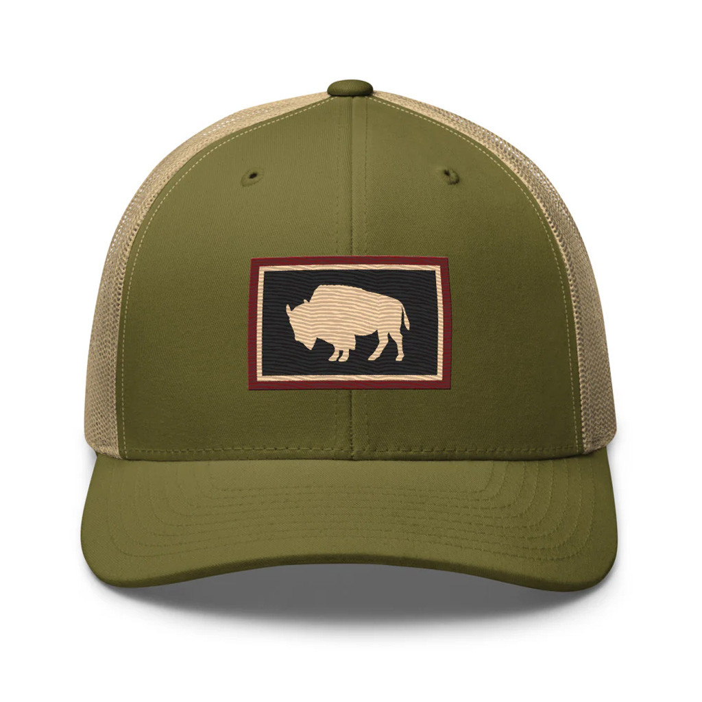 Yellowstone Merch Yellowstone Tate Dutton Buffalo Embroidered Trucker Hat Gifts For Him