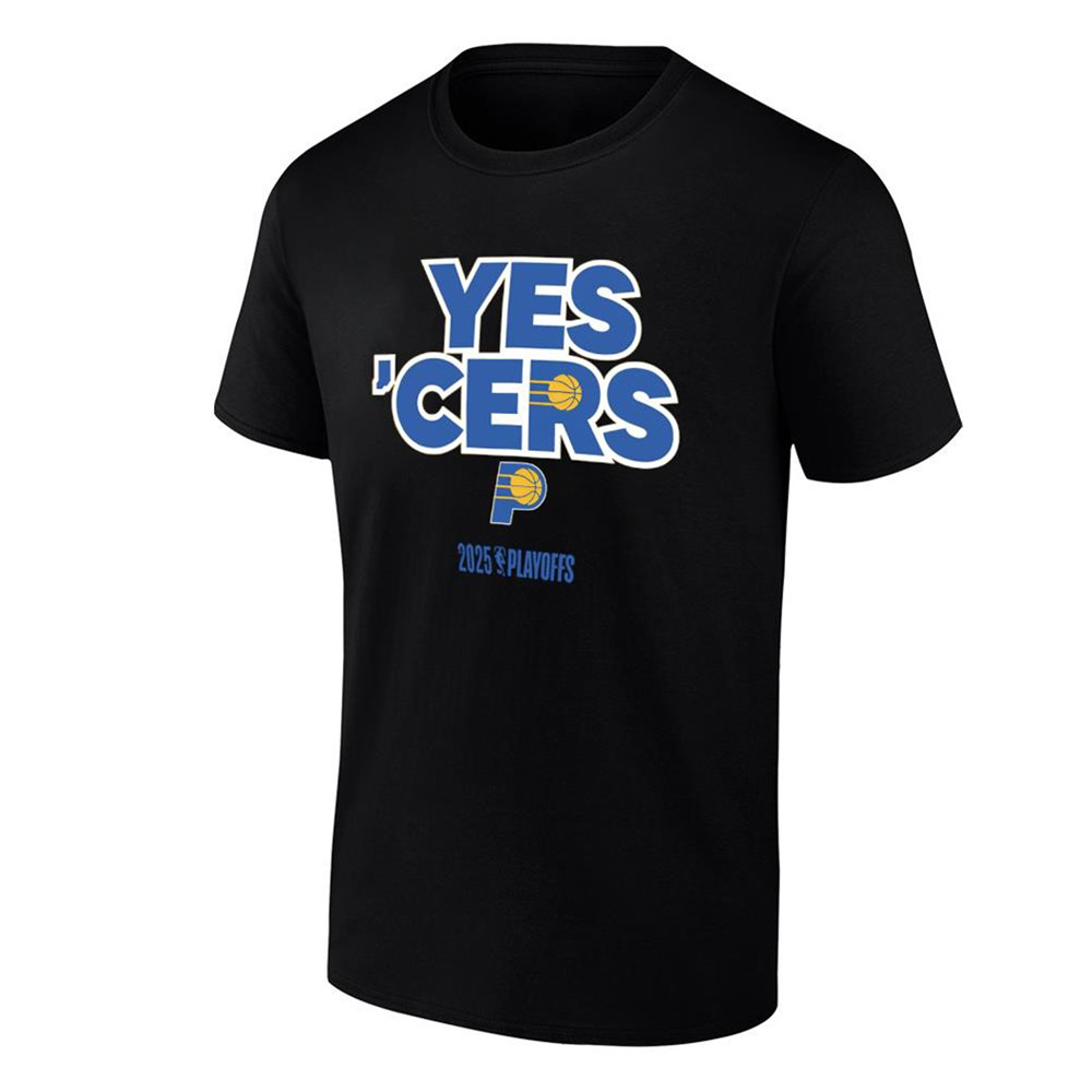 Yes Cers Pacers Indiana 2025 NBA Playoffs T-Shirt Basketball Fan Merch Apparel Gifts For Him