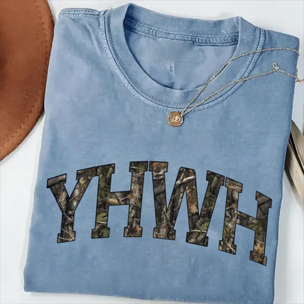 Yhwh Christian Themed Graphic T-Shirt In God We Trust Jesus Clothes Cool Christian Gift Idea