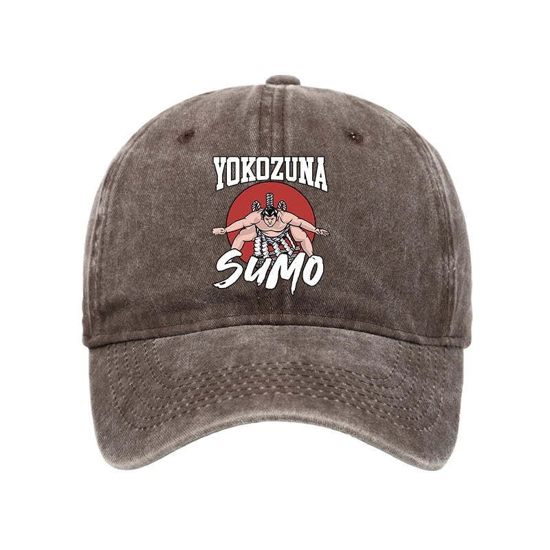 Yokozuna Sumo Hat Japanese Culture Trendy Baseball Cap Unique Gifts For Sumo Lovers