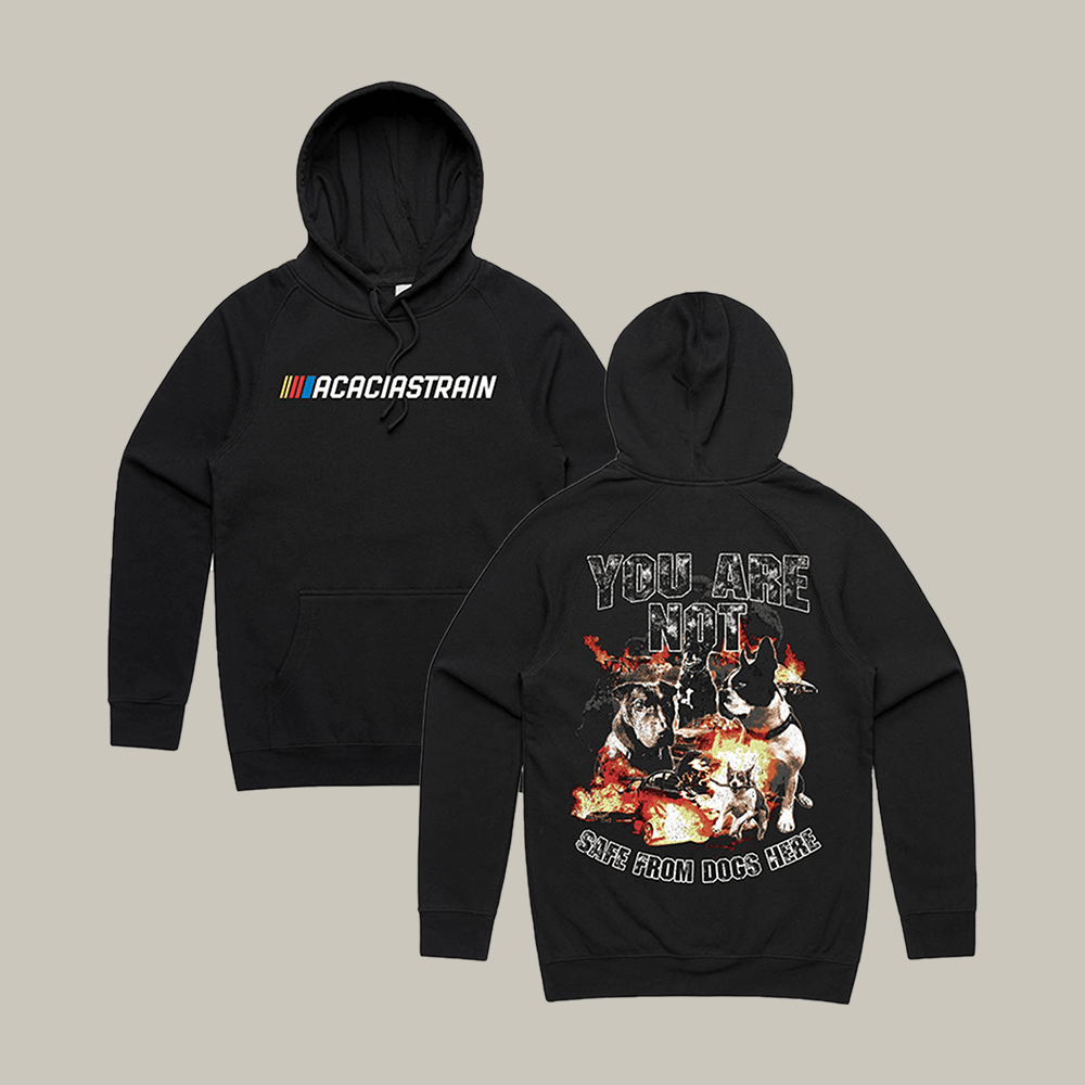 You Are Not Safe From Dogs Here Hoodie The Acacia Strain Apparel Metalcore Band Fan Gift