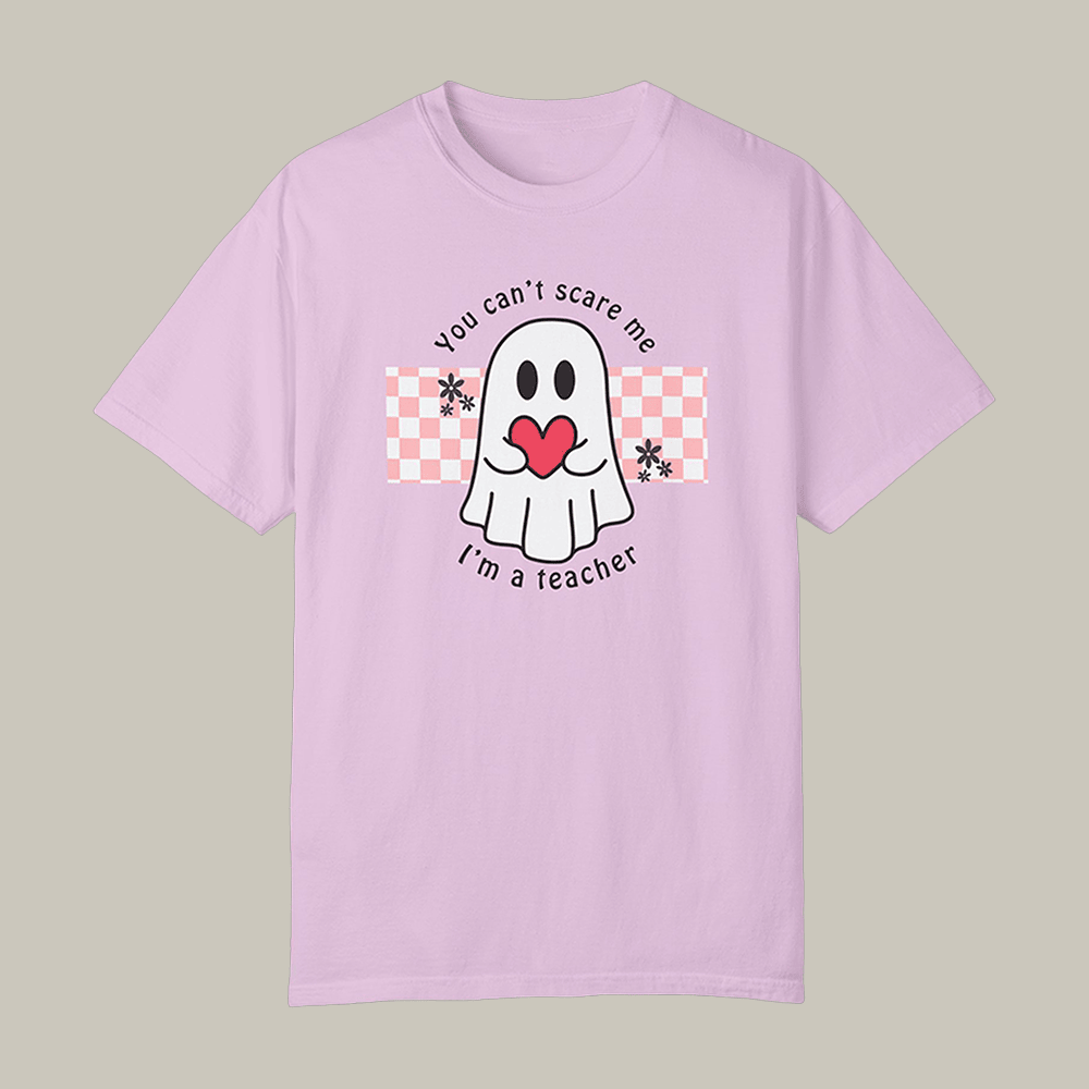 You Can't Scare Me I'm A Teacher Bethesda T-Shirt Bethesda Clothes Gift Ideas For Ghost Lovers