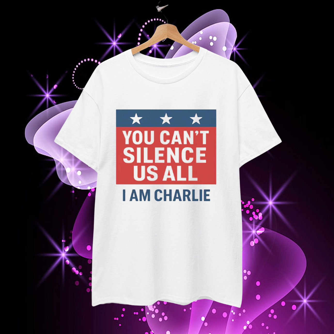 You Can't Silence Us All I Am Charlie Softstyle T-Shirt