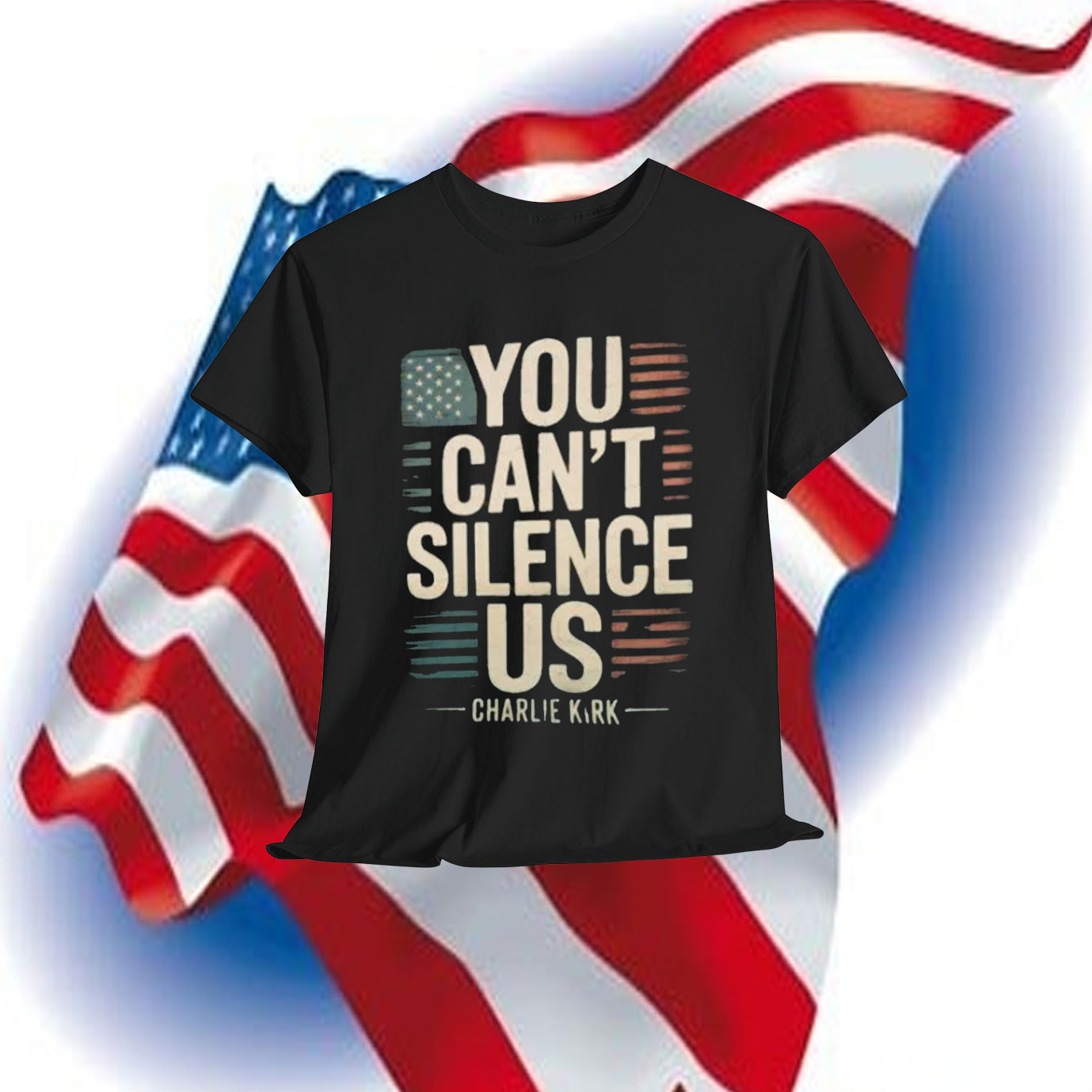 You Can't Silence Us Charlie Kirk Shirt