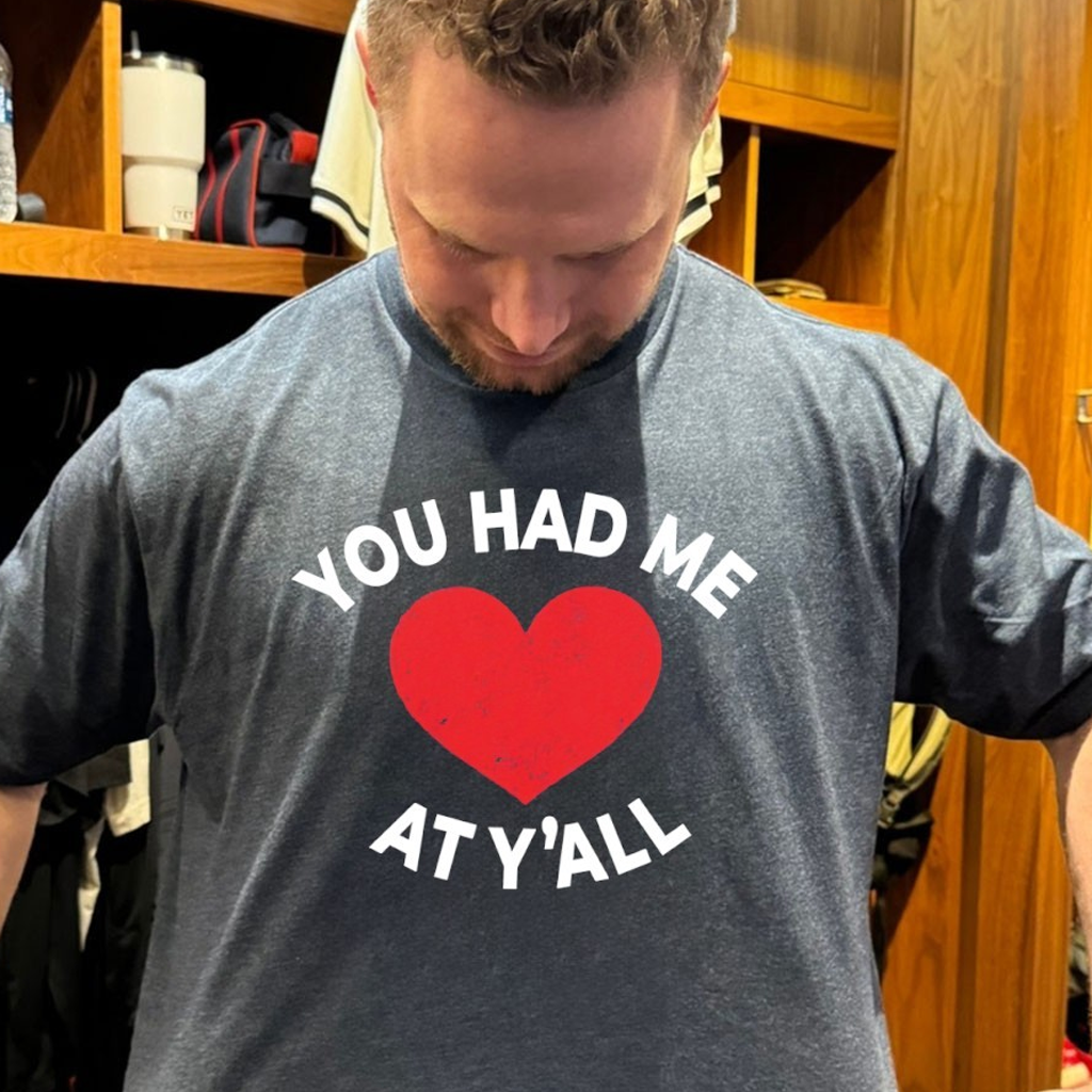 You Had Me At Y'all Heart Shirt Gift Ideas For Boyfriend