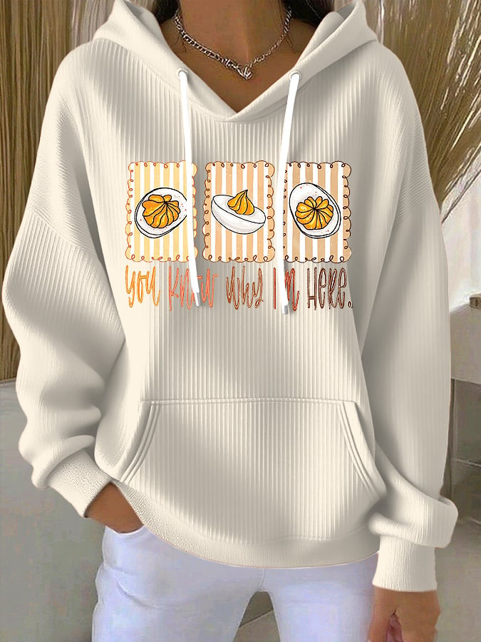 You Know Why Im Here Hoodie Rustic Autumn Apparel Cool Dinner Feast Gifts