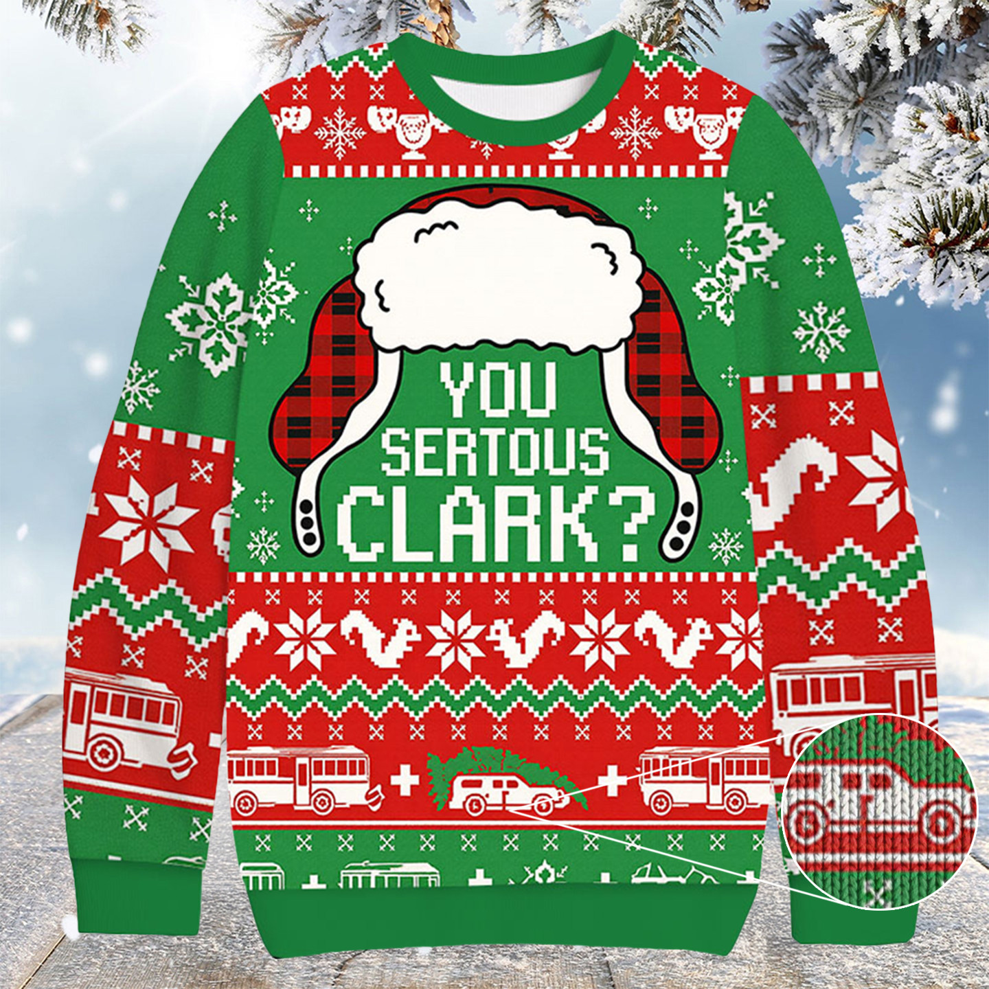 You Serious Clark Christmas Ugly Sweater Funny Xmas Apparel Xmas Gifts For Son