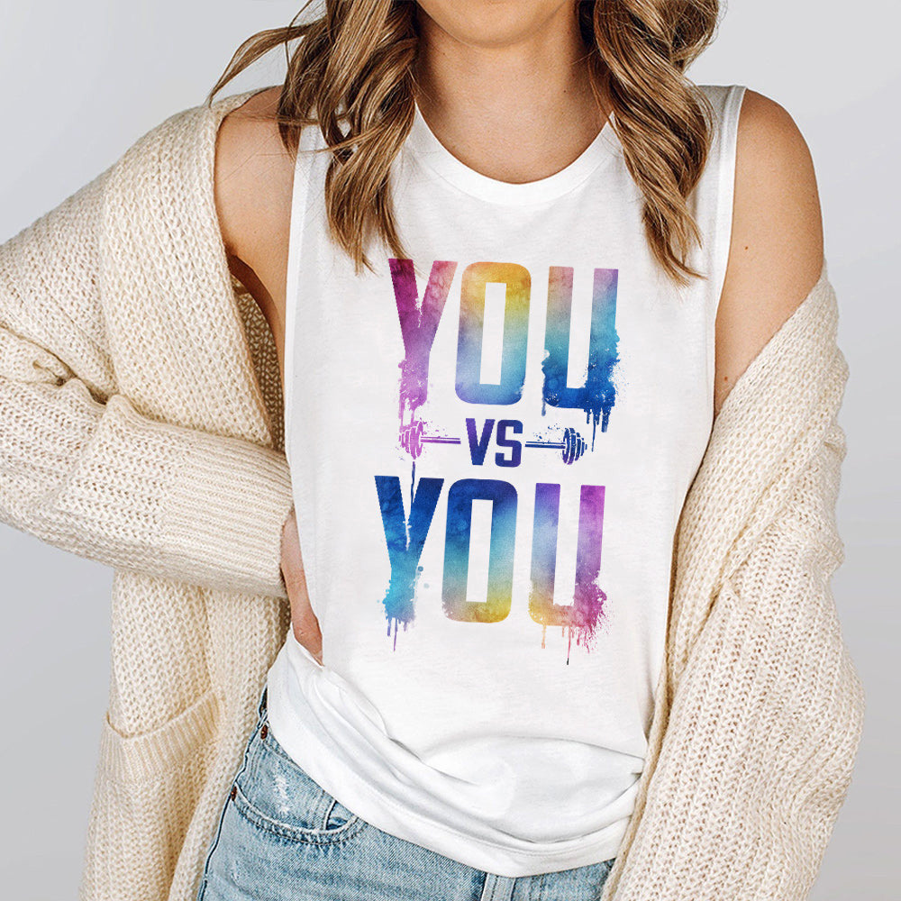 You Vs You Women Tank Top Funny Lifting Tank Top For Ladies Gifts For Gym Lovers You Vs You Women Tank Top Funny Lifting Tank Top For Ladies Gifts For Gym Lovers