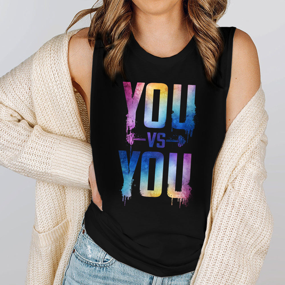 You Vs You Women Tank Top Funny Lifting Tank Top For Ladies Gifts For Gym Lovers You Vs You Women Tank Top Funny Lifting Tank Top For Ladies Gifts For Gym Lovers