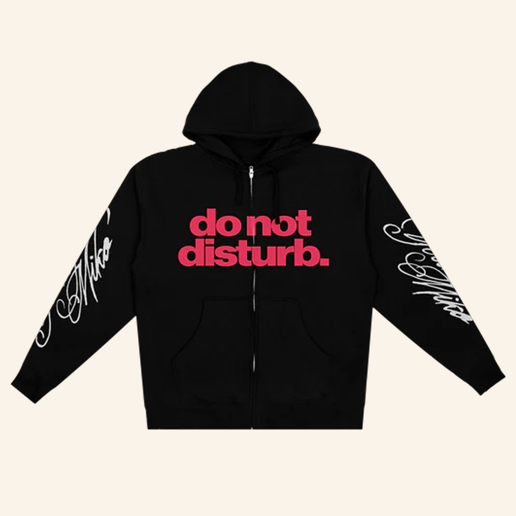 Young Miko Merch Do Not Disturb Zip Hoodie Xmas Gifts For Girlfriend