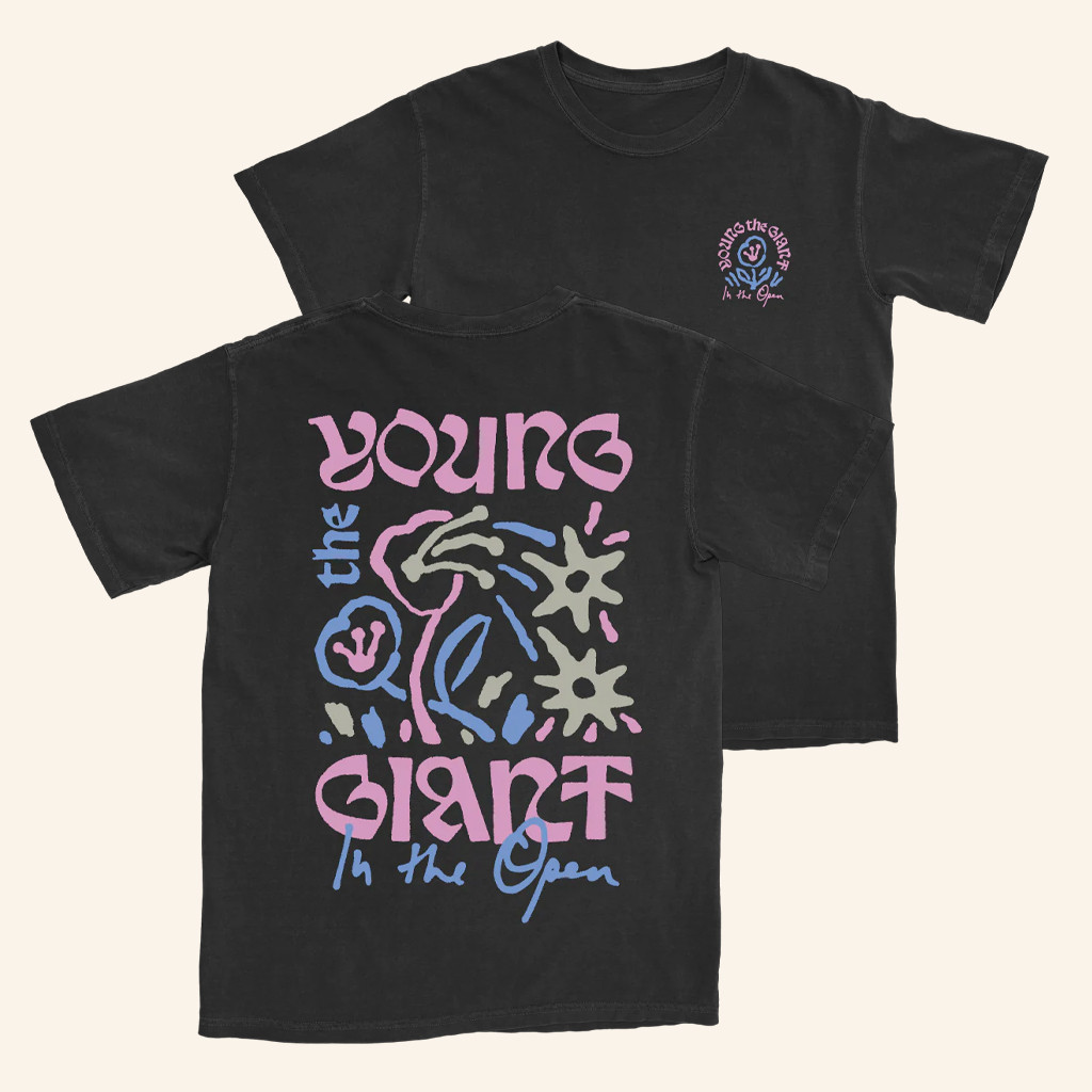 Young The Giant Merch Earthstar T-Shirt Young The Giant In The Open Shirt Gifts For Rock Fans