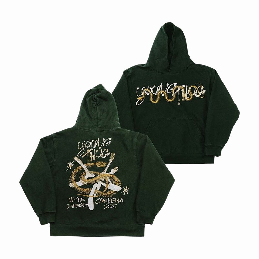Young Thug Coachella Festival Indio California Hoodie Young Thug Coachella 2026 Apparel