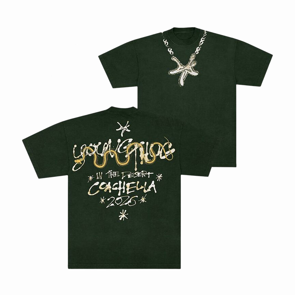 Young Thug In The Desert Coachella Festival Indio California T-Shirt Young Thug Coachella 2026 Merch