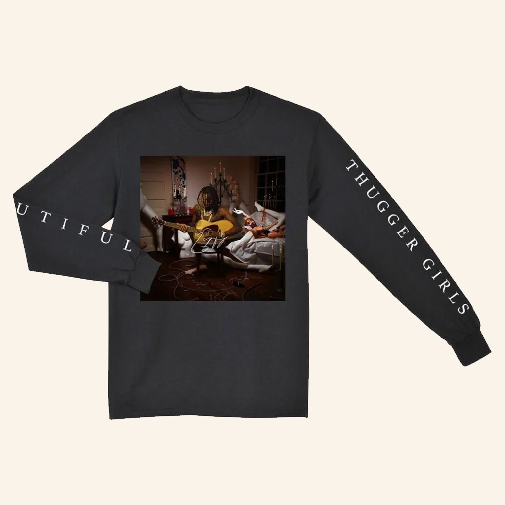 Young Thug Merch Beautiful Thugger Girls Long Sleeve Shirt Christmas Gift For Fans Young Thug Merch Beautiful Thugger Girls Long Sleeve Shirt Christmas Gift For Fans