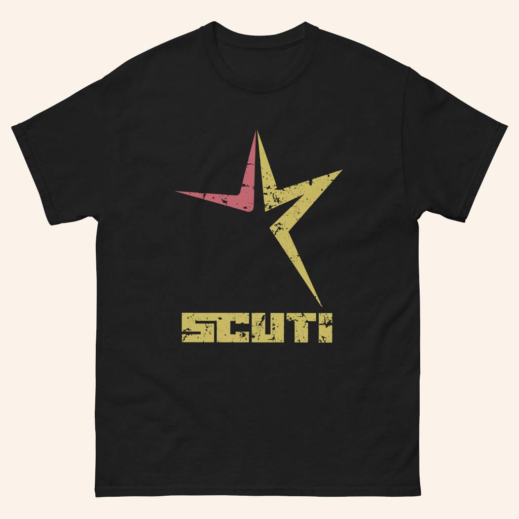 Young Thug Merch Scuti  Red Yellow Star T-Shirt Good Christmas Gifts For Friend