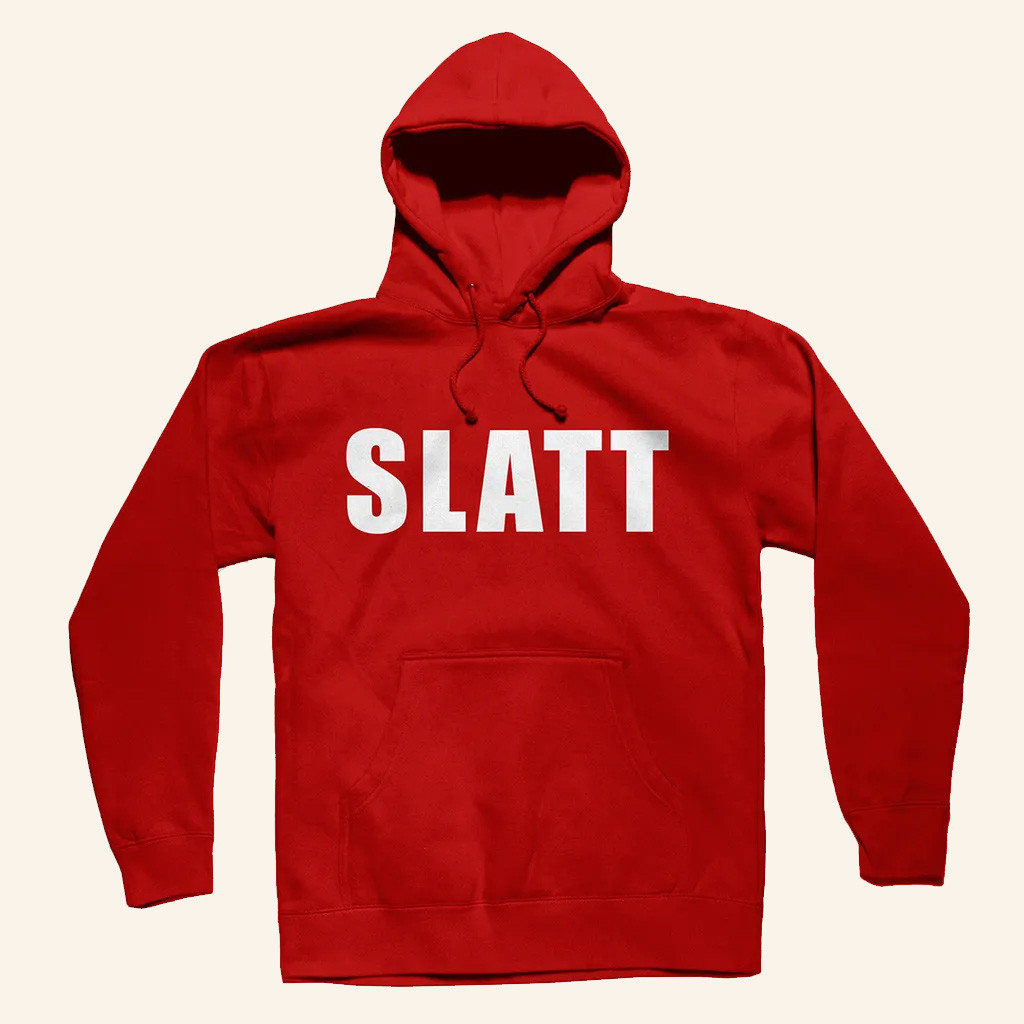 Young Thug Merch SLATT Red Hoodie Best Christmas Gifts For Husband Young Thug Merch SLATT Red Hoodie Best Christmas Gifts For Husband