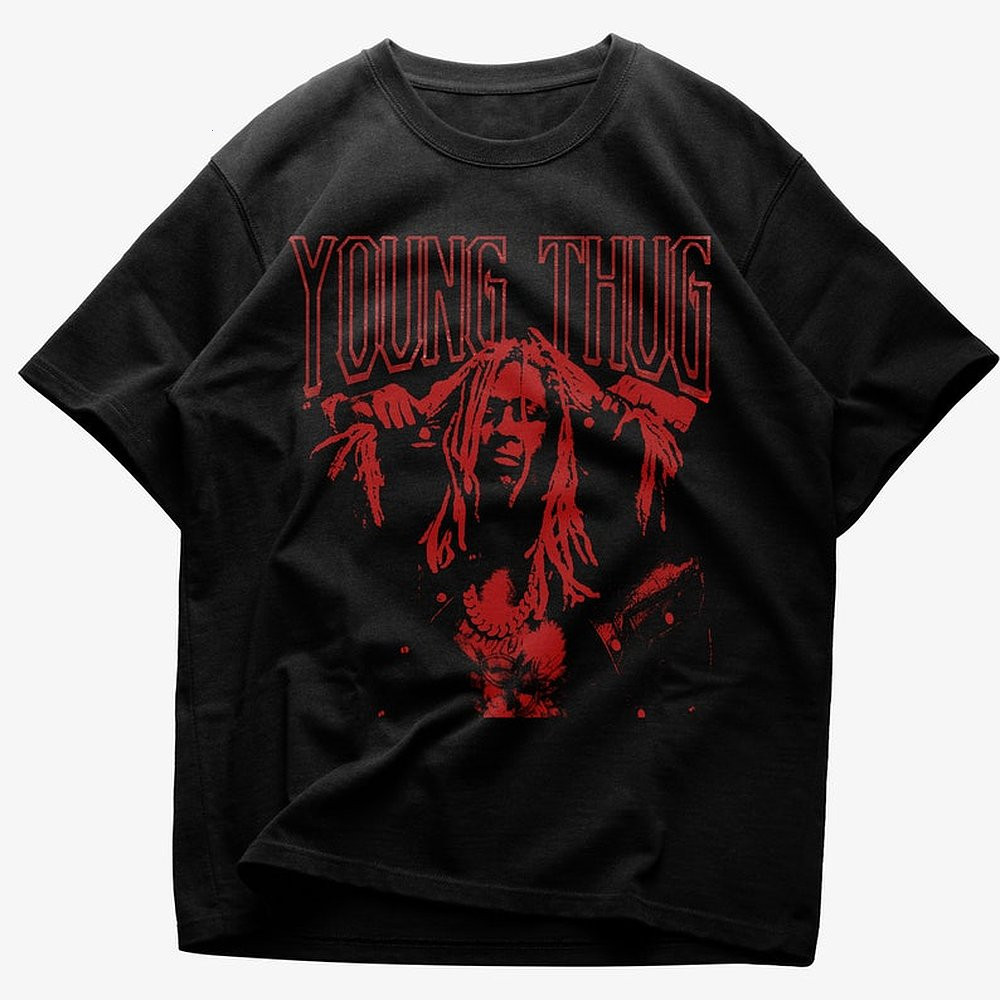Young Thug Vintage Rap Concert Tour T-Shirt Hip Hop Merch Best Gift For Fans And Music Lovers