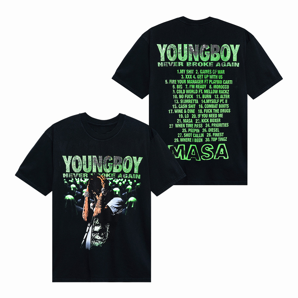 YoungBoy Never Broke Again Hustlers Haven T-Shirt Masa Tour Shirt Gift For Best Friends