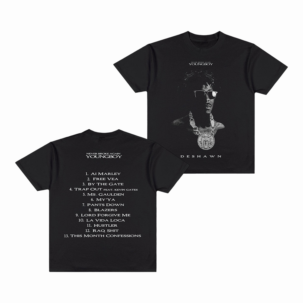 YoungBoy Never Broke Again Merch Deshawn Album Cover T-Shirt Gift For Huge Fans