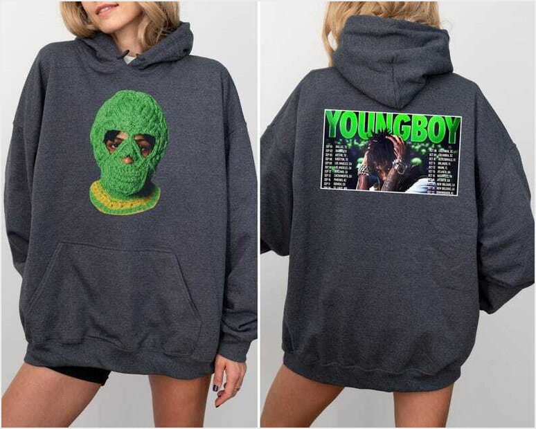 Youngboy Rap Hip Hop Music Tour 2025 Hoodie Gifts For Him Merch Clothing
