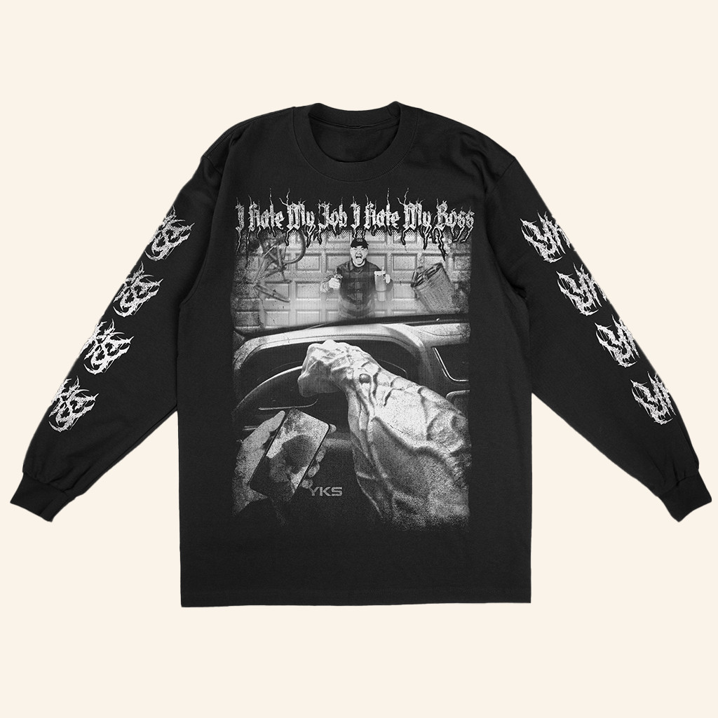 Your Kick Startersucks Merch I Hate My Job I Hate My Boss Long Sleeve Gifts For Friends