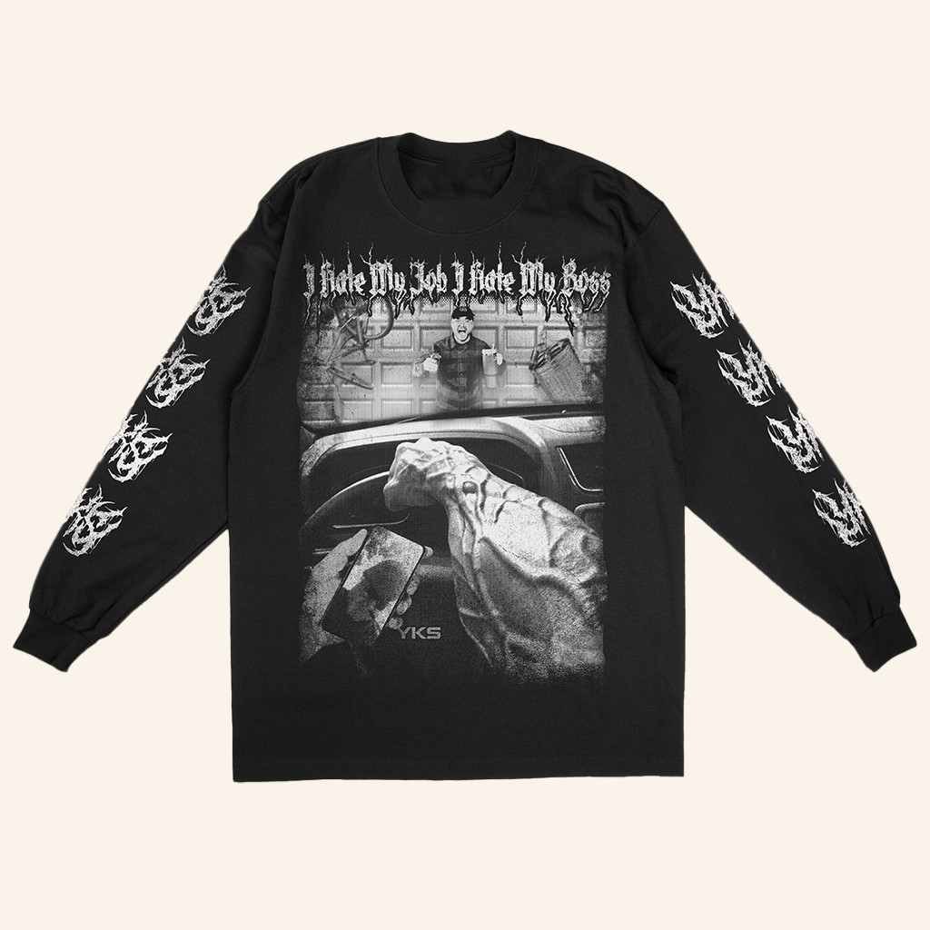 Your Kickstarter Sucks Merch I Hate My Job I Hate My Boss Long Sleeve Shirt Gifts For Friends