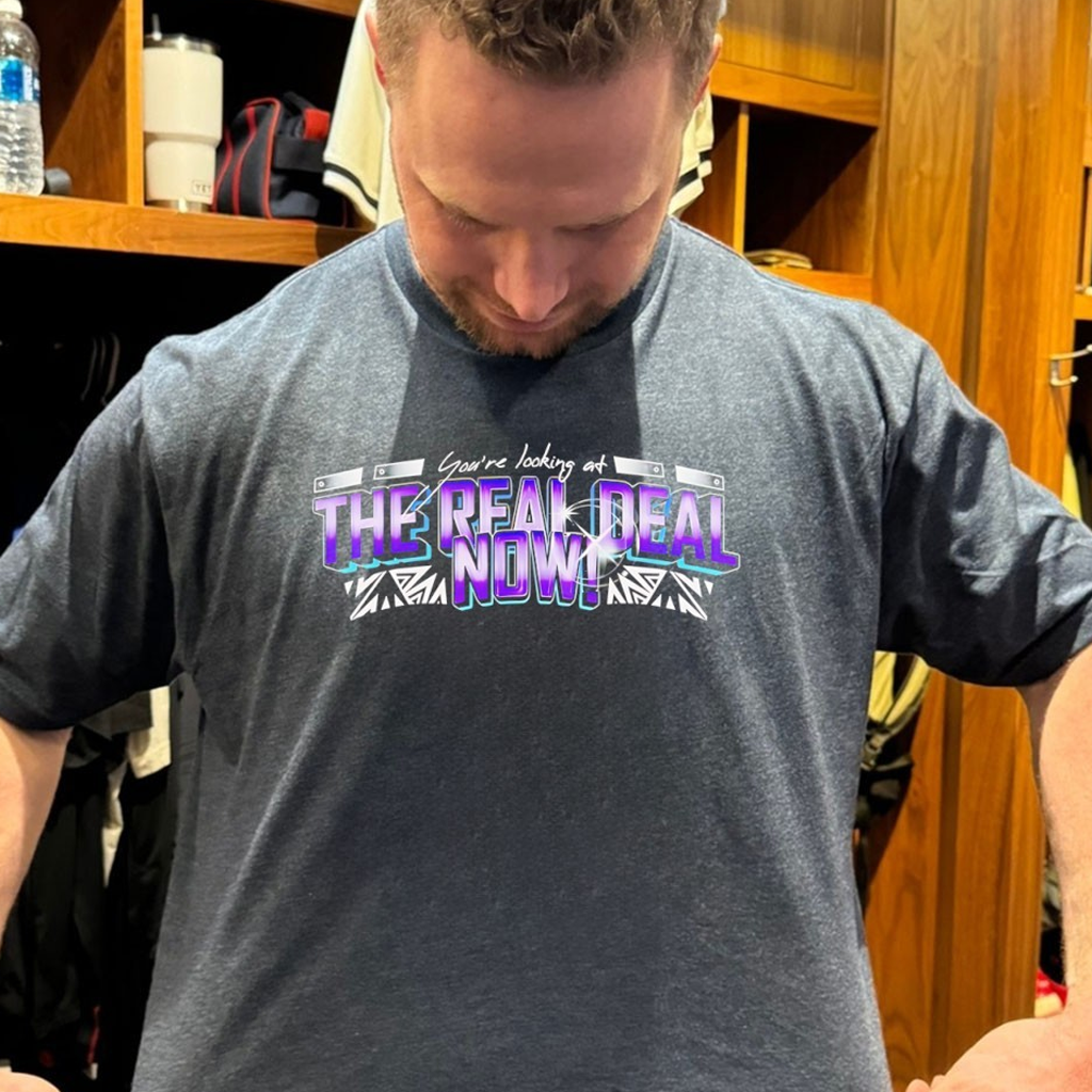 You're Looking At The Real Deal Now T-Shirt Father Daughter Gifts