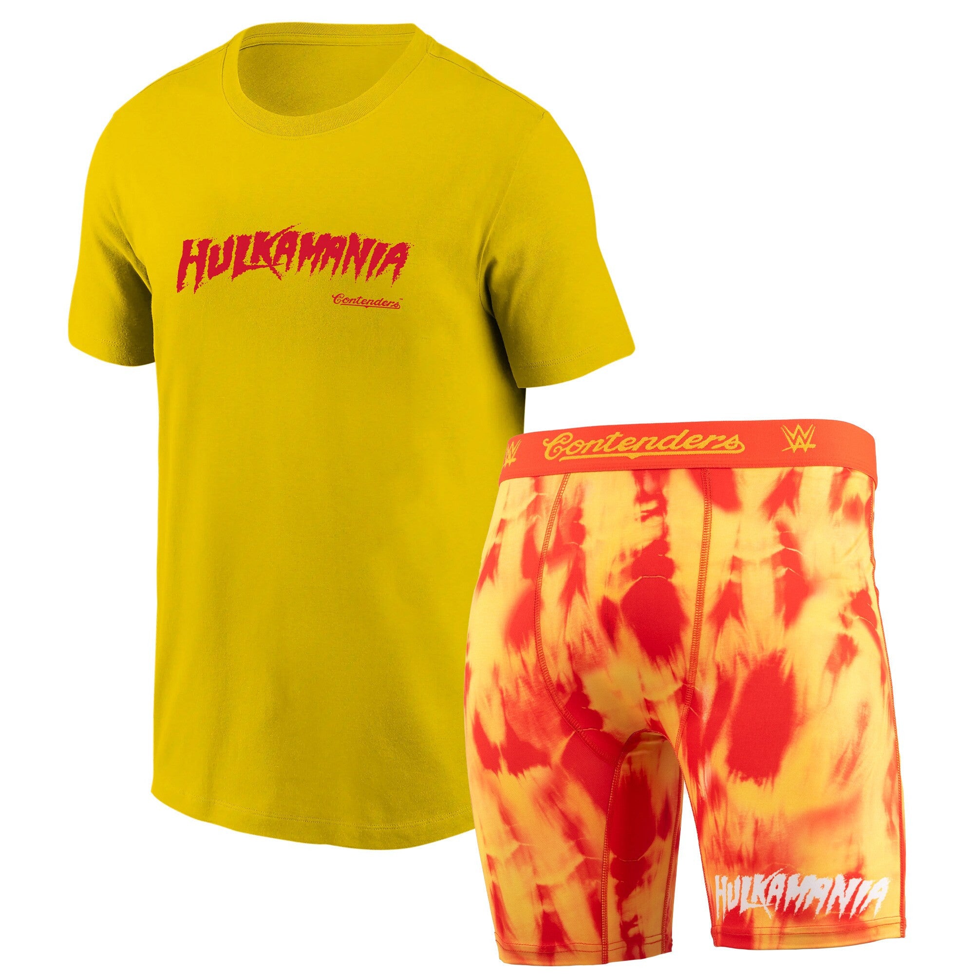 Youth Contenders Clothingyellowred Hulk Hogan Contenderoos Tshirt Boxer Briefs Set Hulk Hogan Merch Youth Contenders Clothingyellowred Hulk Hogan Contenderoos Tshirt Boxer Briefs Set Hulk Hogan Merch