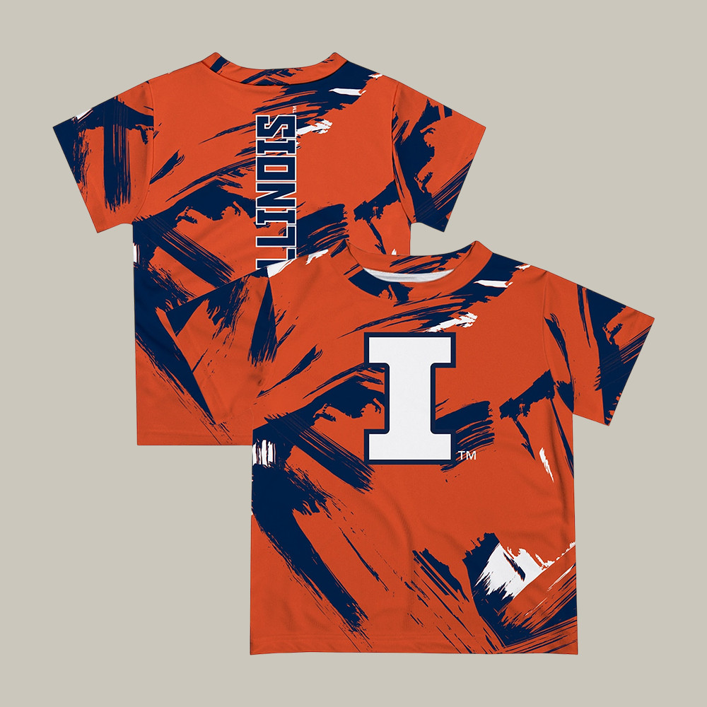 Youth Vive La Fete Illinois Fighting Illini T-Shirt Basketball Final Four Clothes