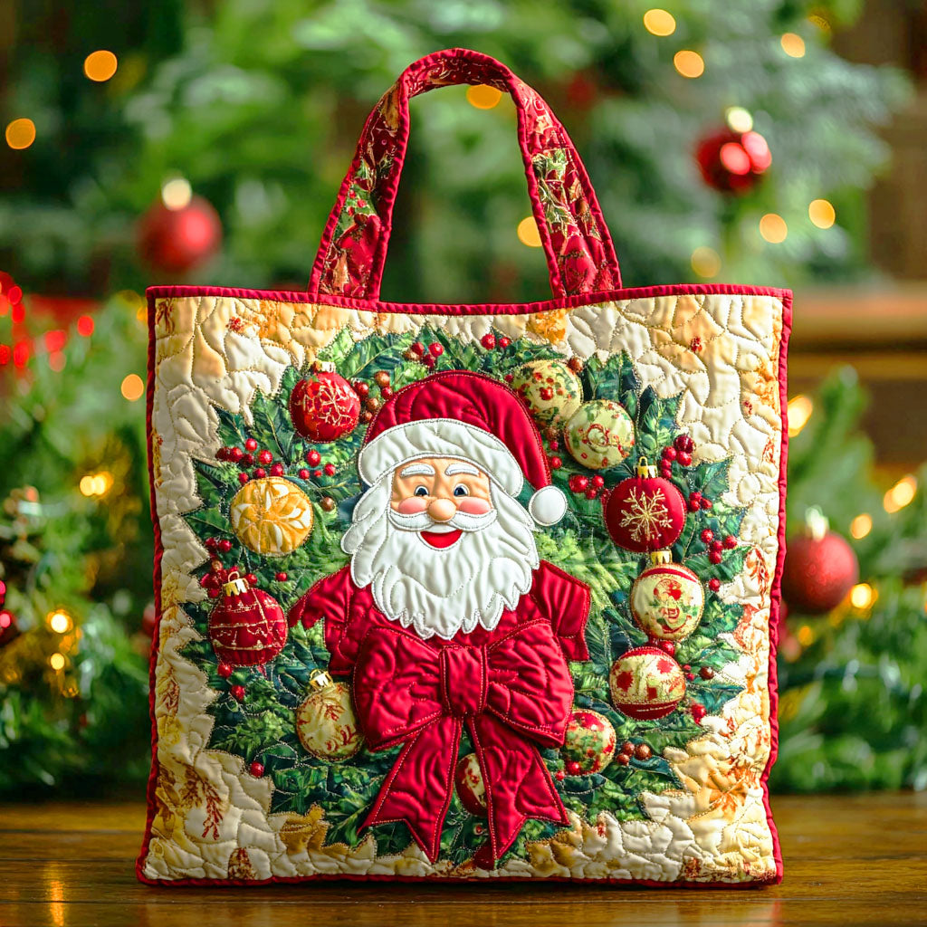 Yuletide Glow Quilted Tote Bag Christmas Gifts For Brother In Law