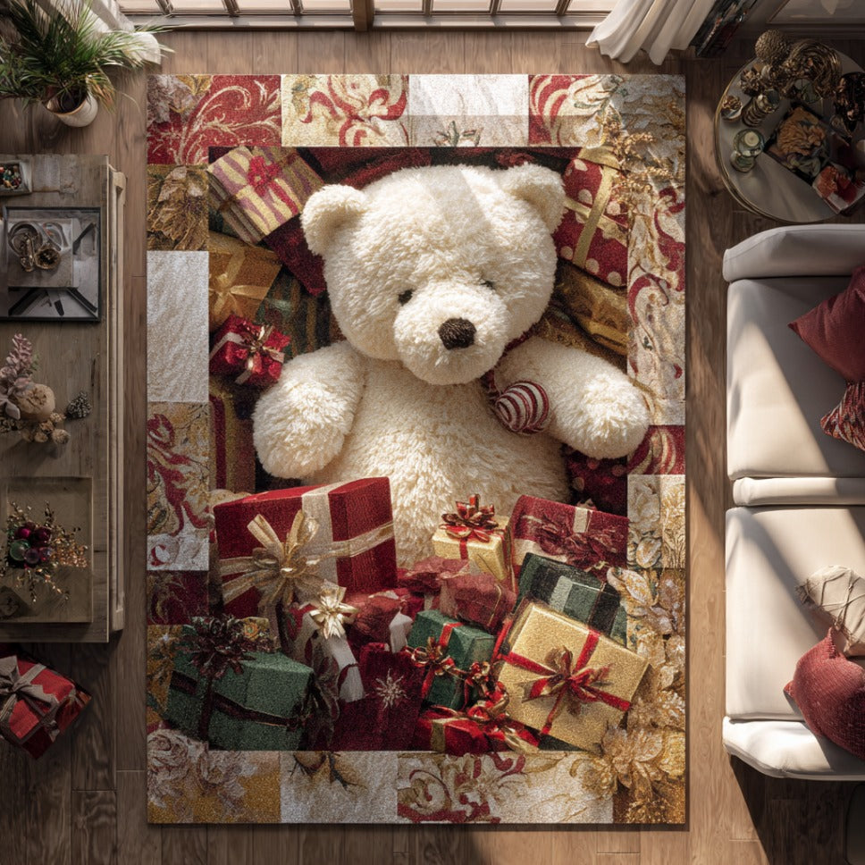 Yuletide Wonder Area Rug Christmas Home Dec Grandparent Xmas Presents