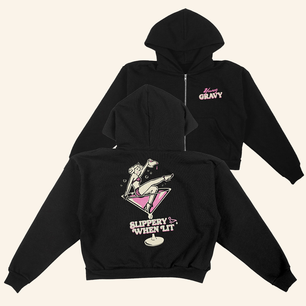 Yung Gravy Merch Martini Cropped Zip Hoodie Best Gifts For Girlfriend Yung Gravy Merch Martini Cropped Zip Hoodie Best Gifts For Girlfriend