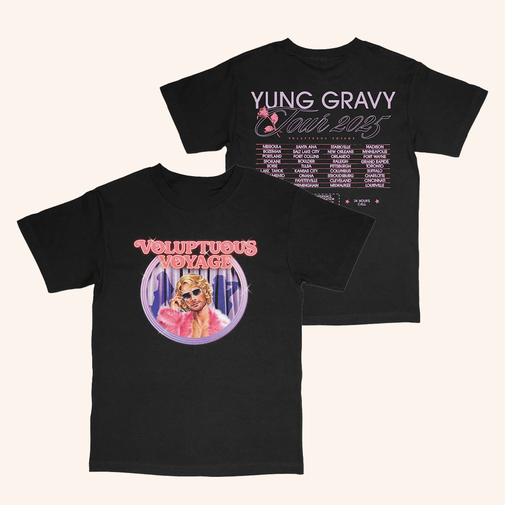 Yung Gravy Merch Voluptuous Tour T-Shirt Best Gifts For Hip Hop Lovers
