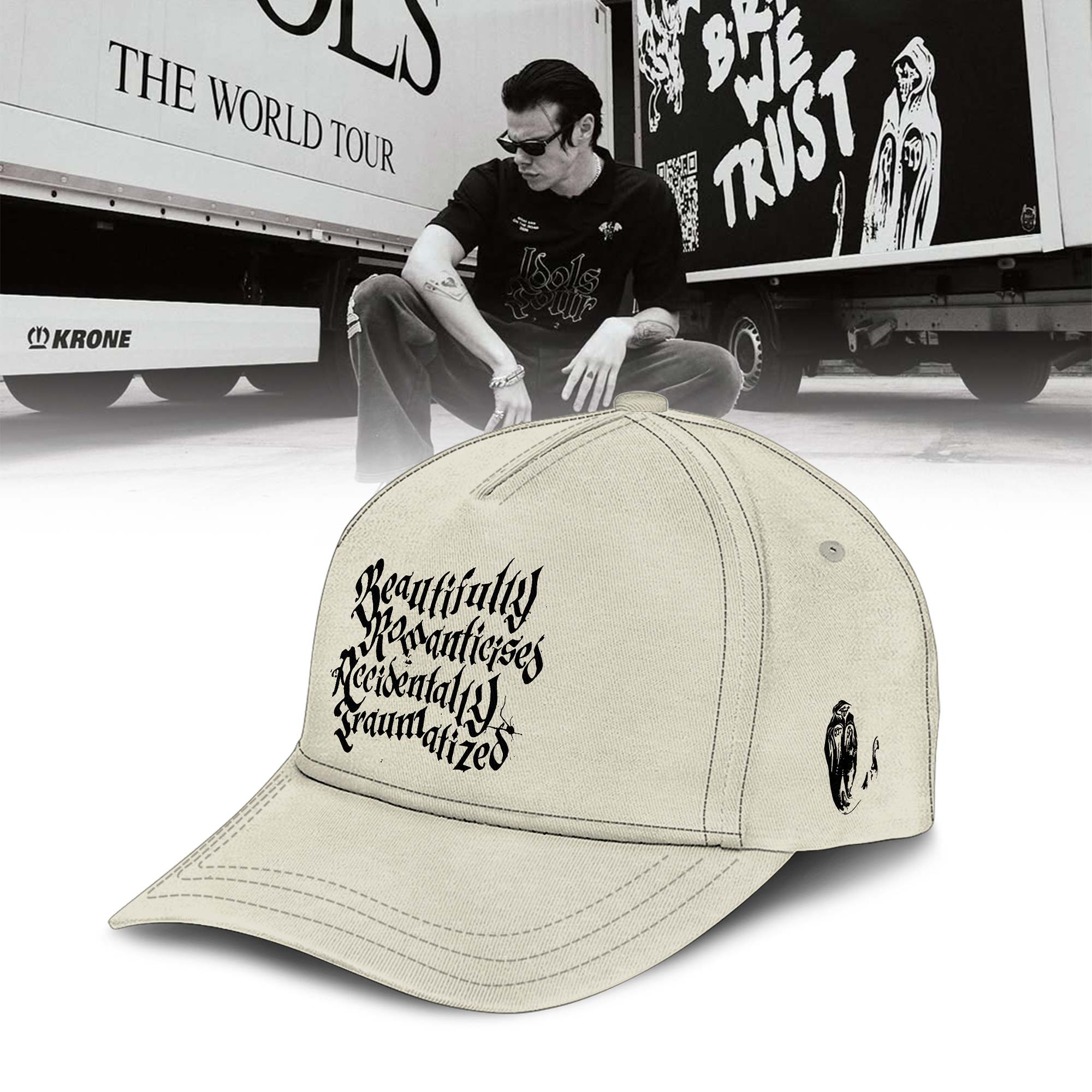 Yungblud Idols The World Tour 2026 Hat Yungblud Baseball Cap Music Lover Gift Ideas