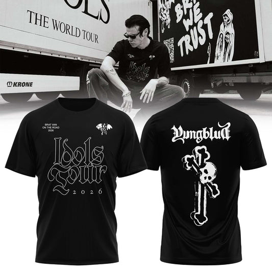Yungblud Idols The World Tour 2026 Merch Idols T-Shirt Great Gift For Music Lovers