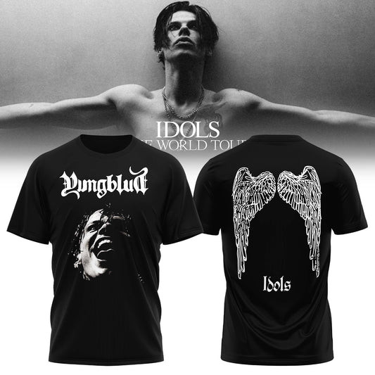 Yungblud Idols The World Tour 2026 Merch Idols T-Shirt Yungblud Clothes Gift For Music Fans